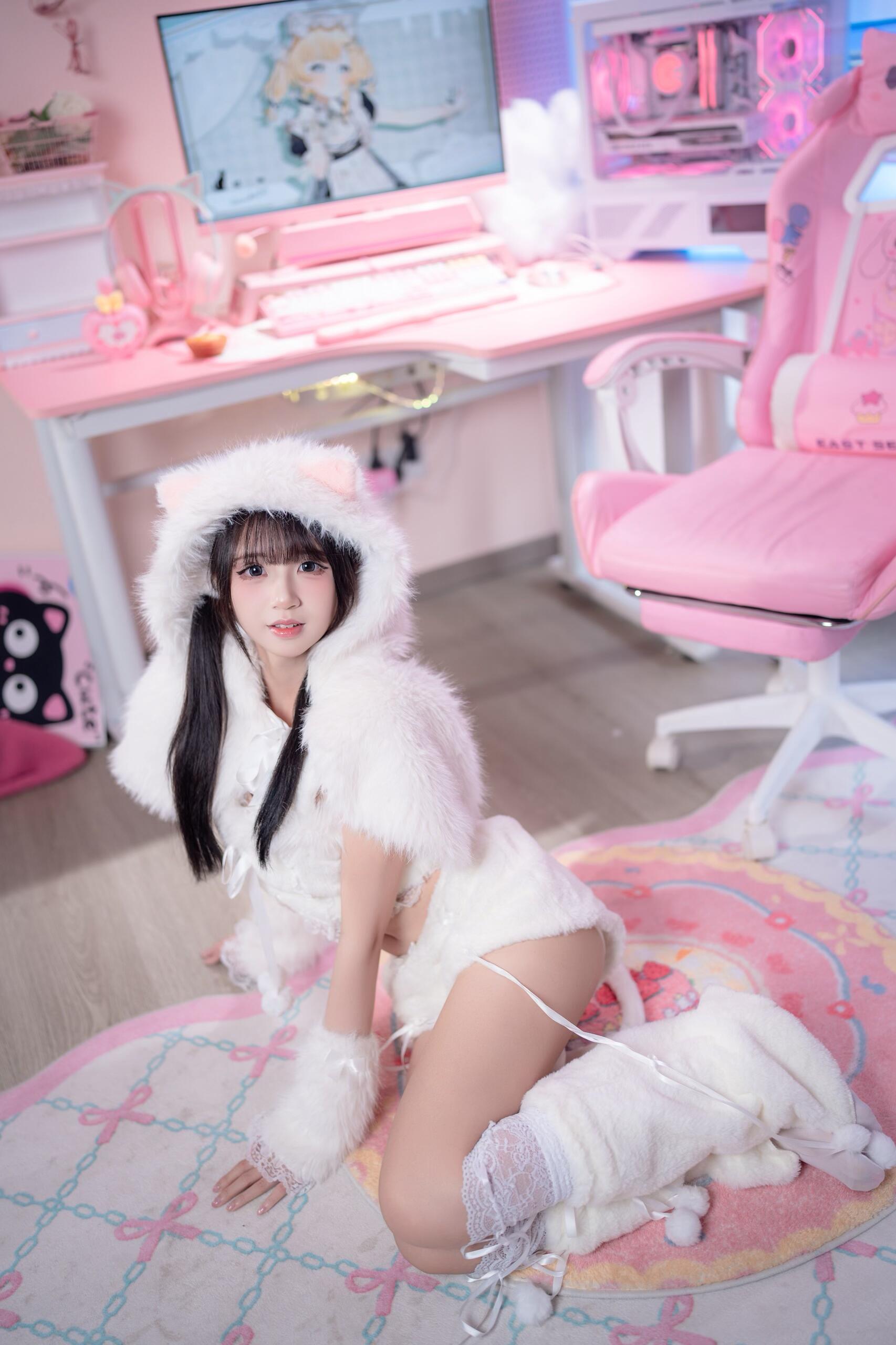 cutie waiting the in bedroom - 7