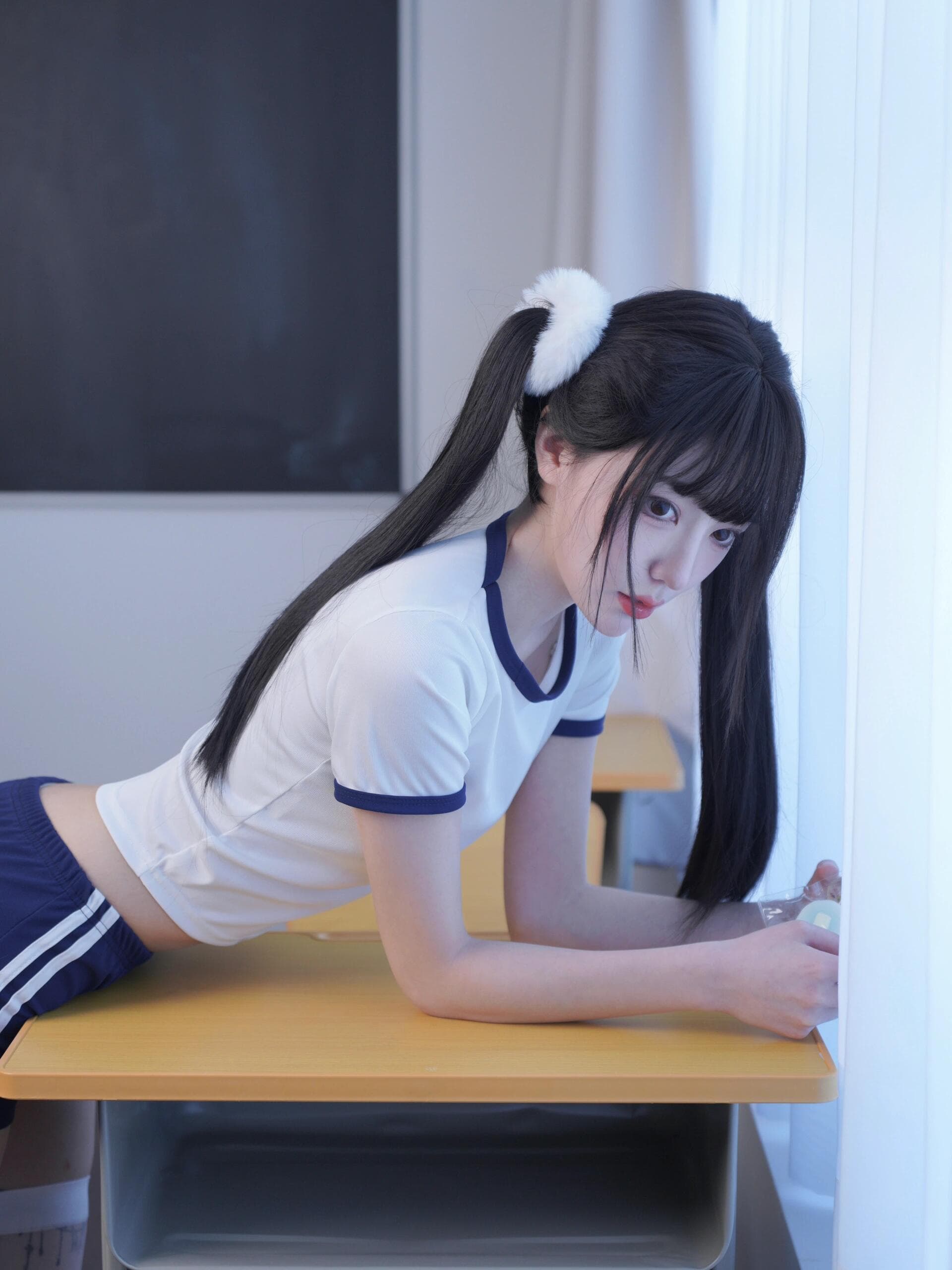 playing in my gym clothes - 2