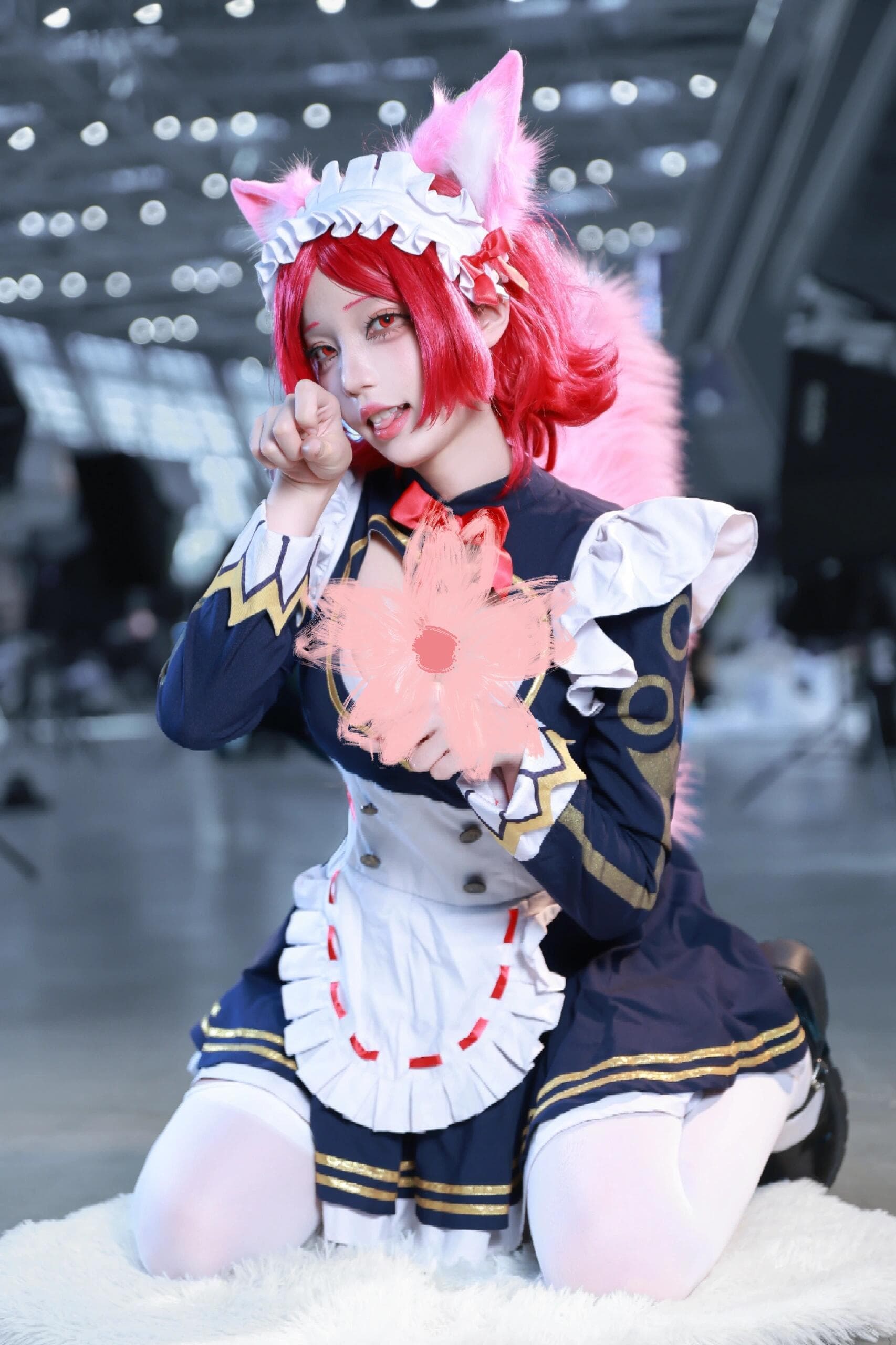 Daji in stunning white thigh-highs... This enchanting beauty will leave you breathless 💋 - 1