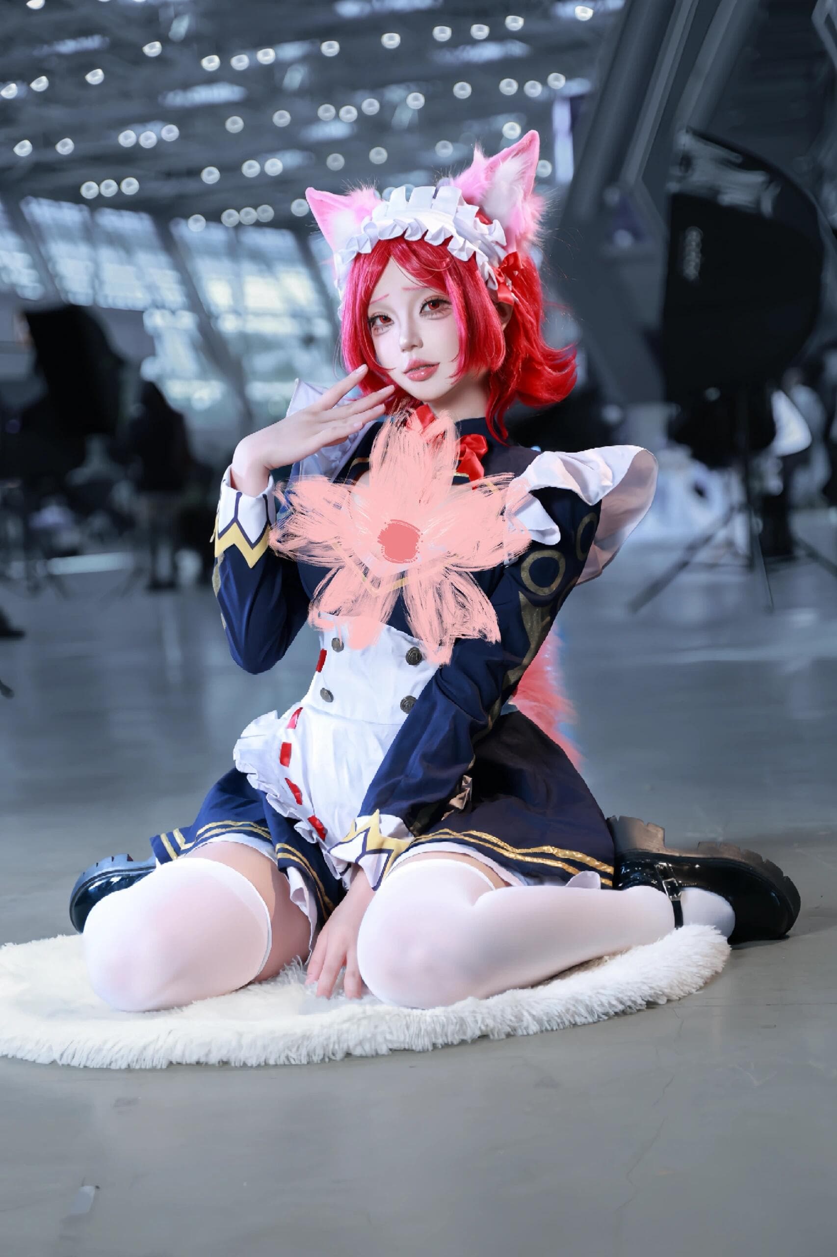 Daji in stunning white thigh-highs... This enchanting beauty will leave you breathless 💋 - 2