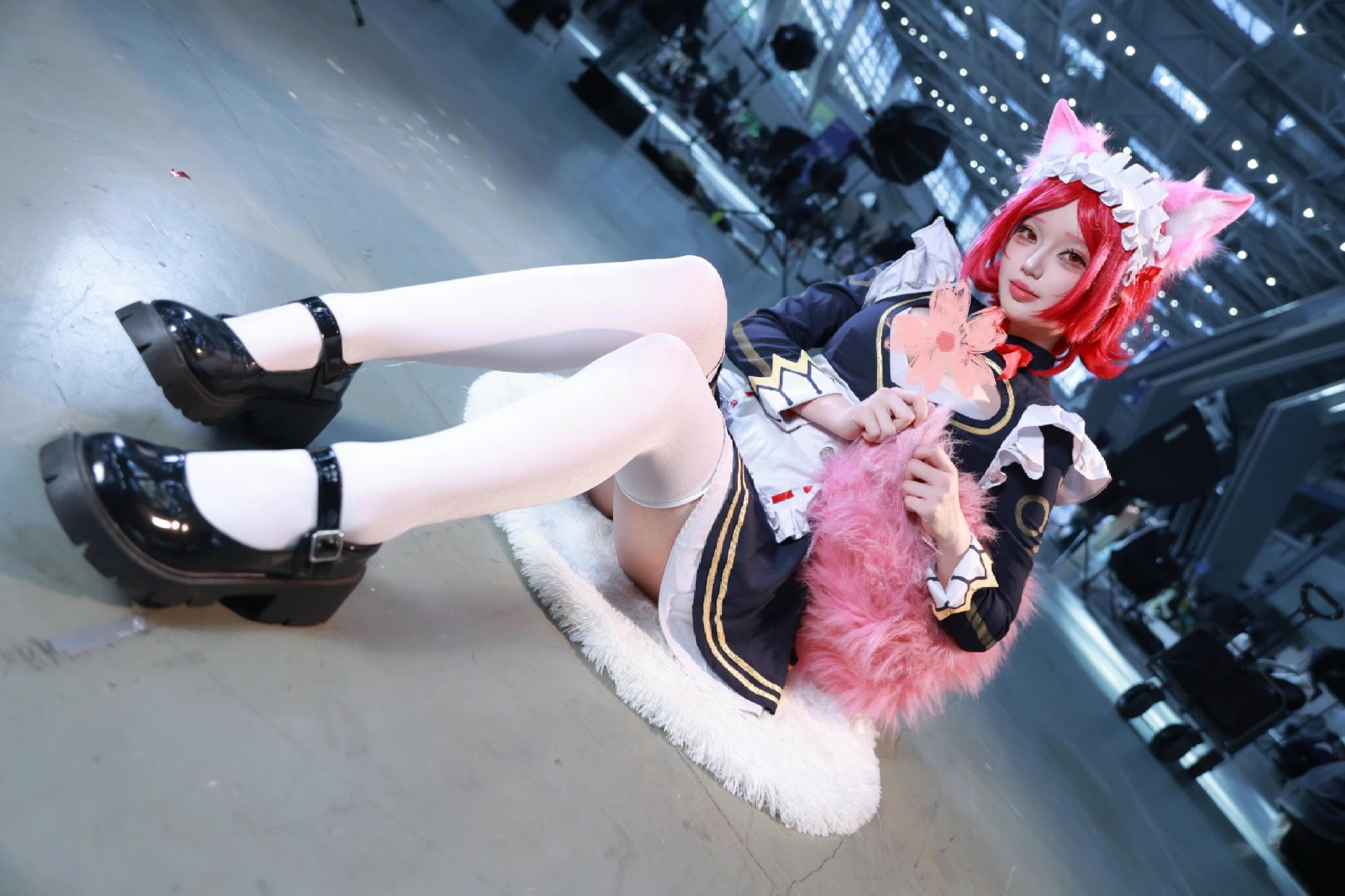 Daji in stunning white thigh-highs... This enchanting beauty will leave you breathless 💋 - 6