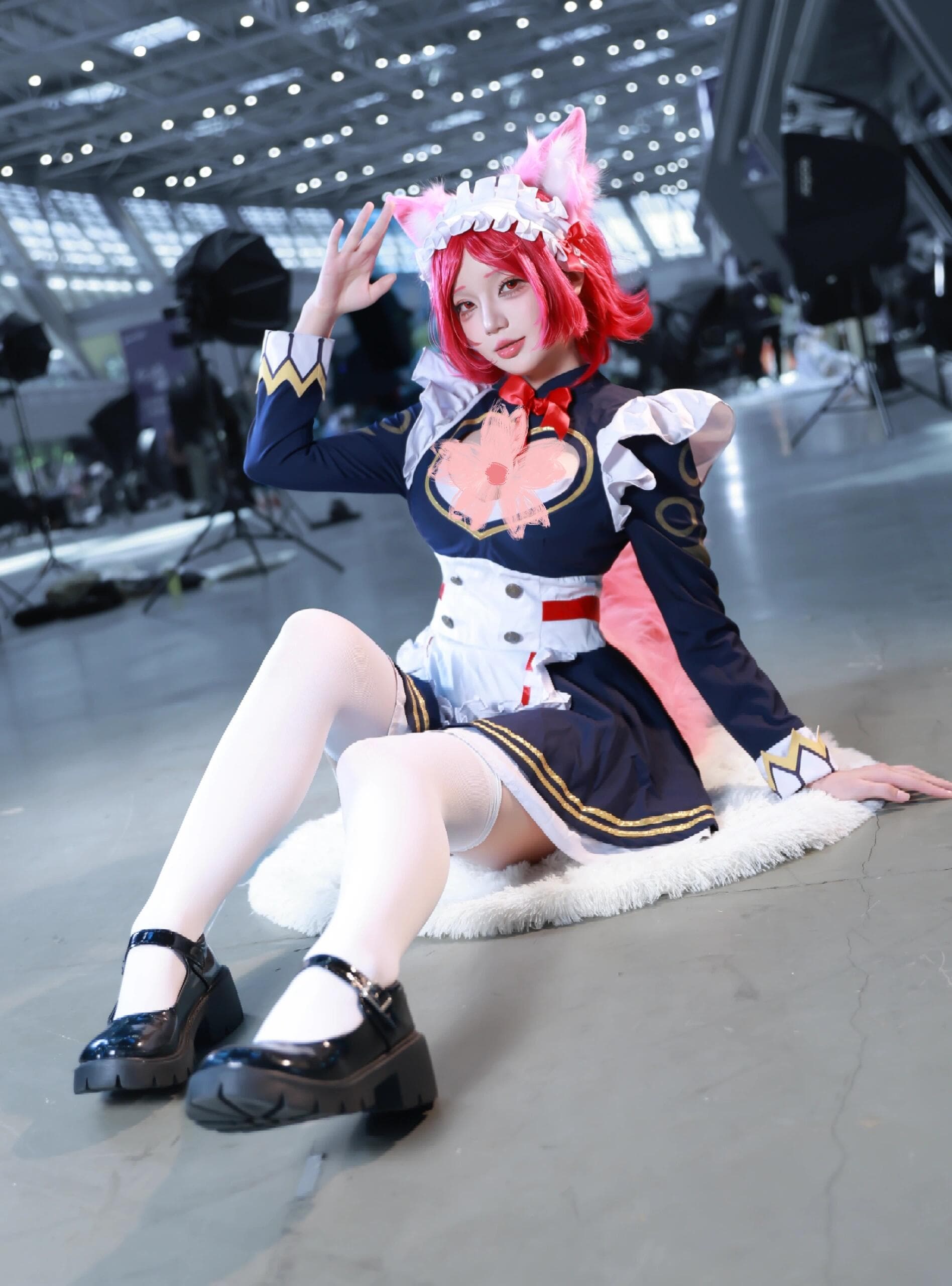 Daji in stunning white thigh-highs... This enchanting beauty will leave you breathless 💋 - 7