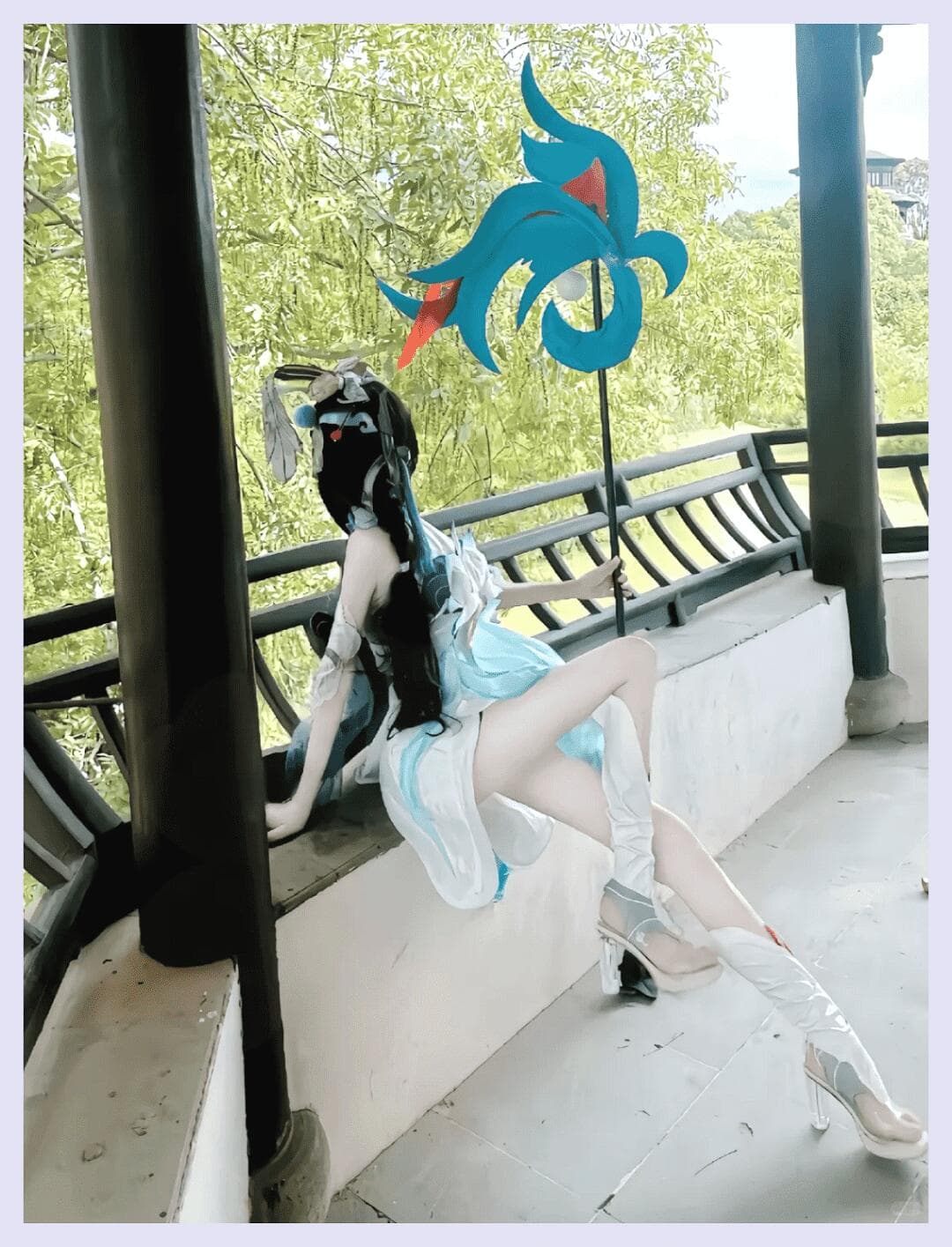 Elegant white thigh-highs hugging every curve... Xishi's beauty is impossible to resist ❤️‍🔥 - 4