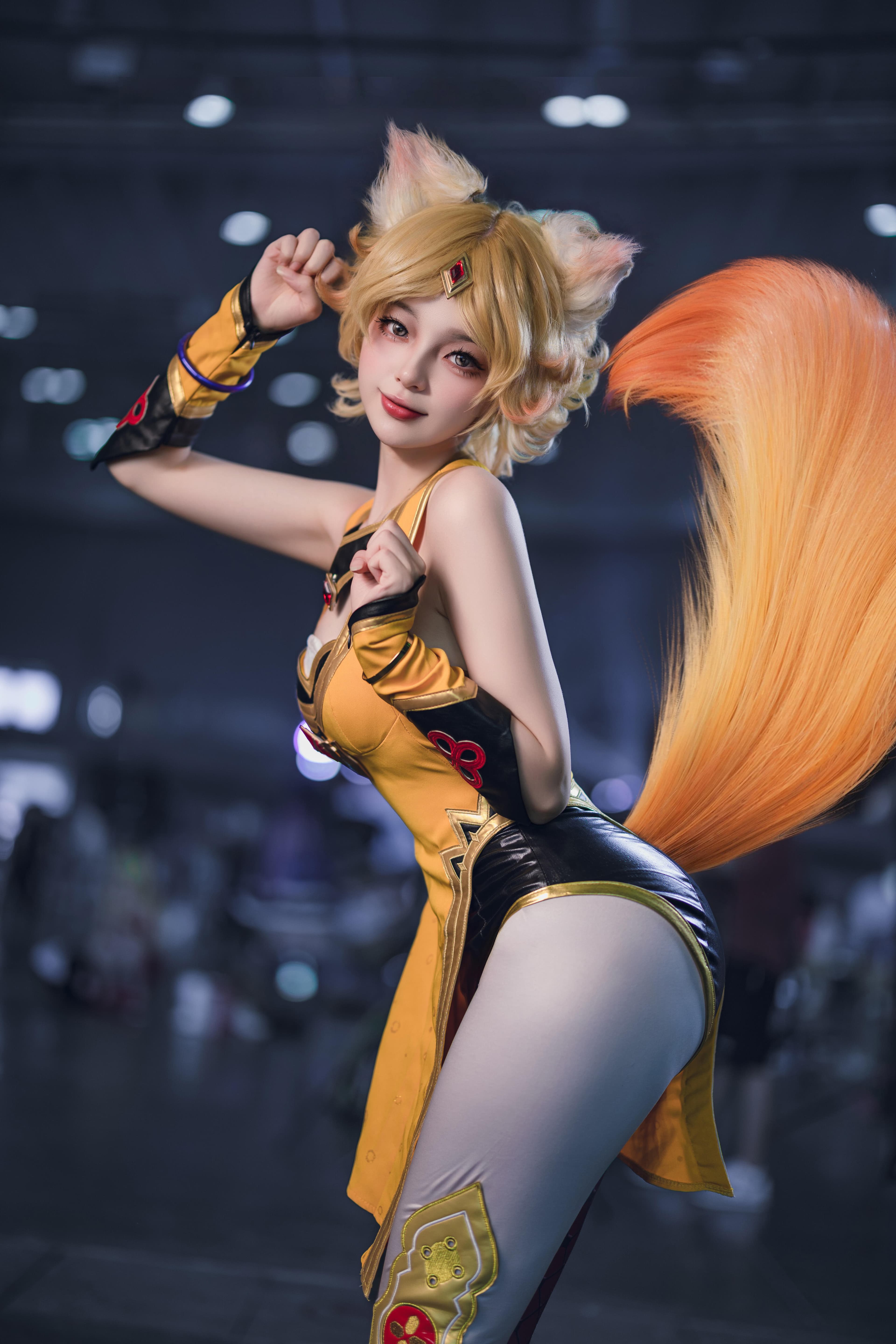 Daji's white thigh-highs wrap around perfectly... One look and you'll be completely under her spell 🔮 - 1