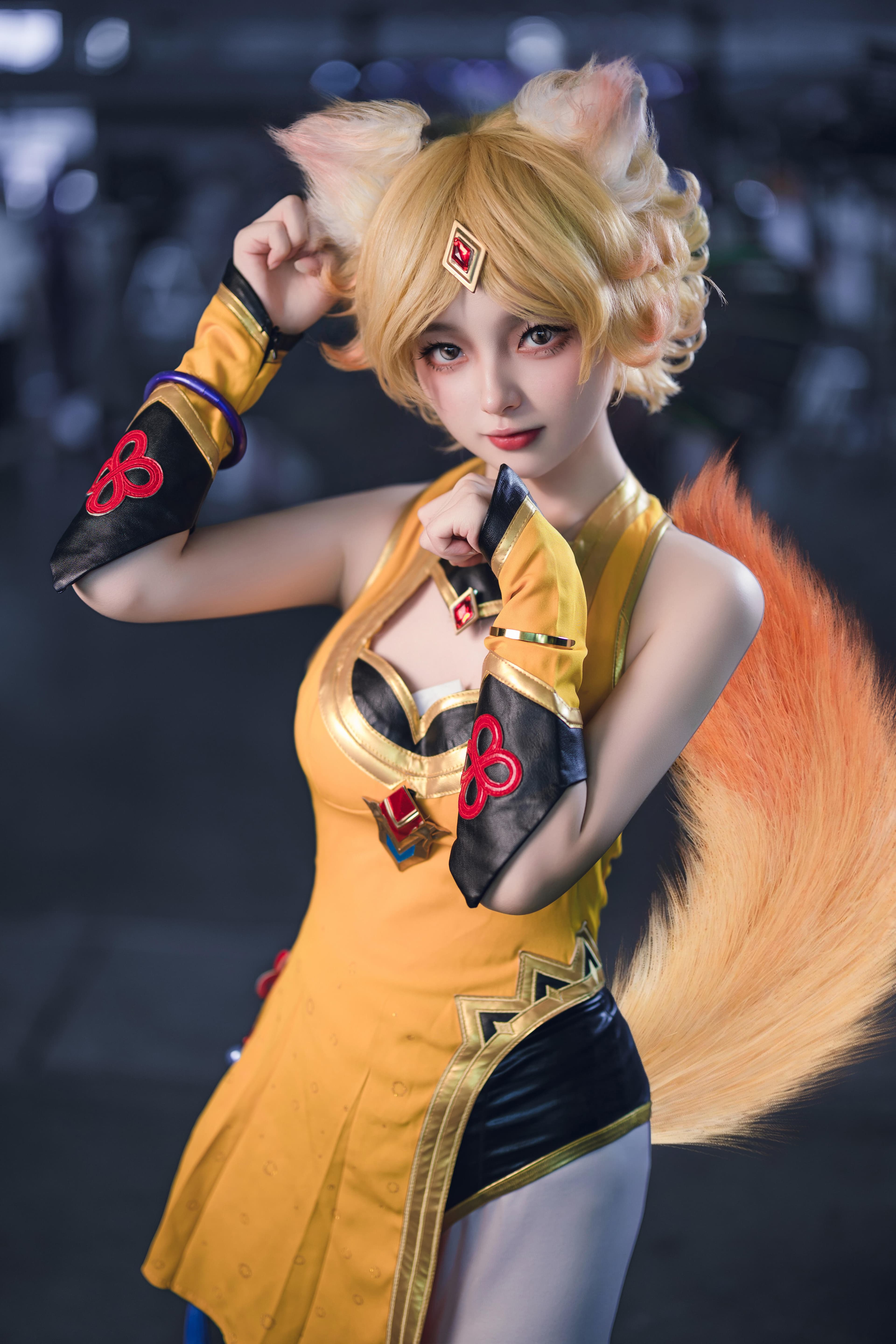 Daji's white thigh-highs wrap around perfectly... One look and you'll be completely under her spell 🔮 - 3