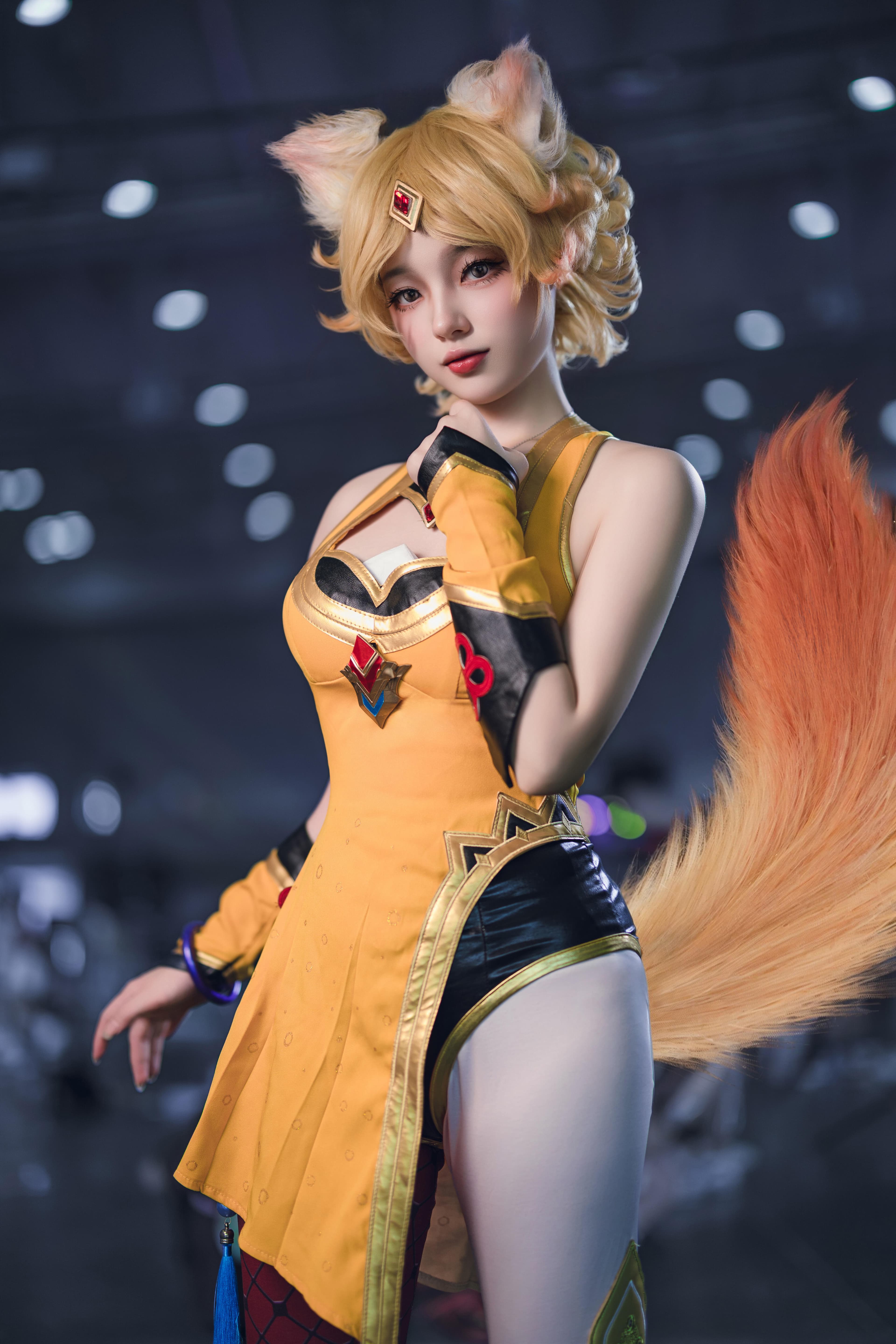 Daji's white thigh-highs wrap around perfectly... One look and you'll be completely under her spell 🔮 - 6