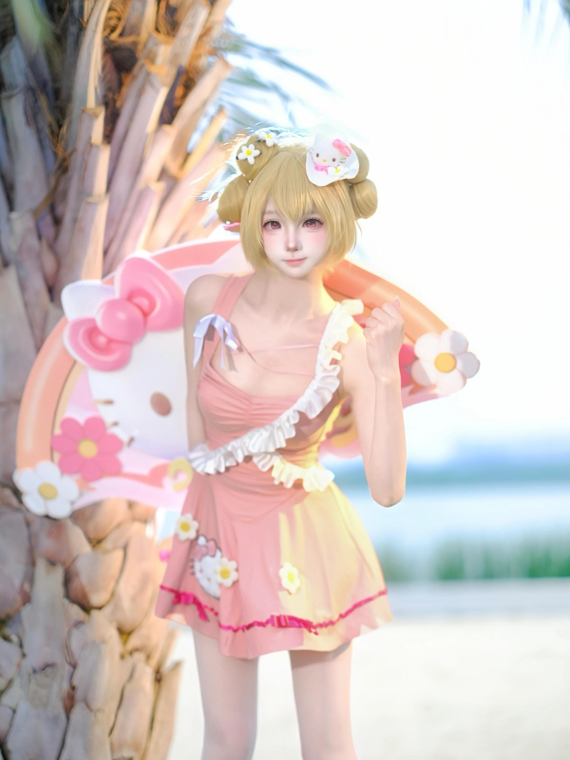 Xiaoqiao's white thigh-highs are pure temptation... Your eyes won't be able to look away 💞 - 8