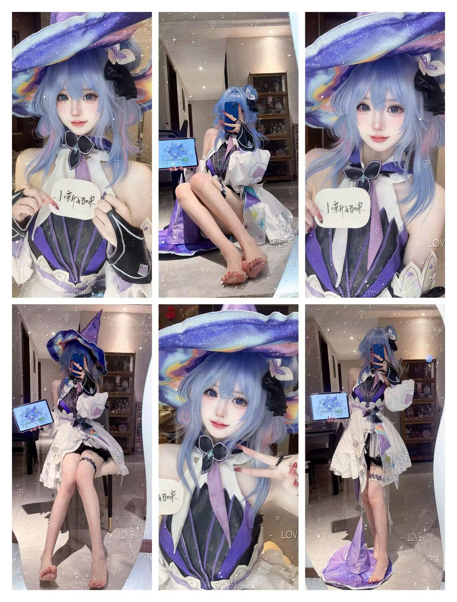 Pure white thigh-highs that command attention... One glance and you'll be mesmerized 🔥 - 1