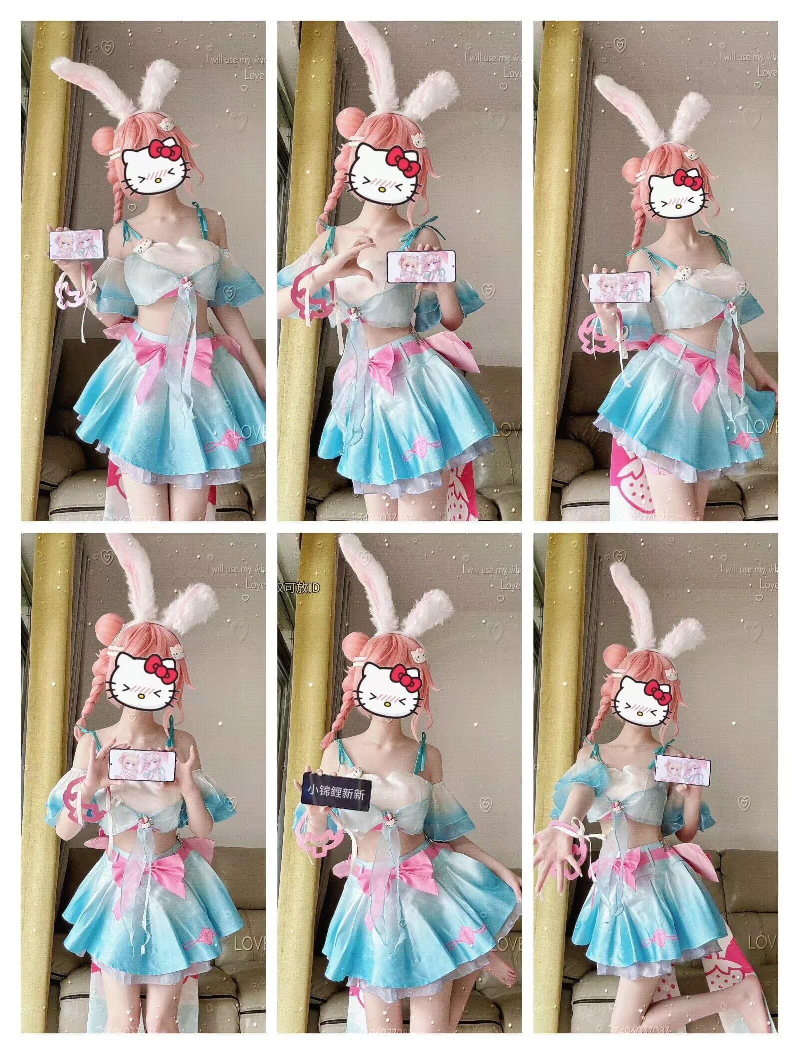 Pure white thigh-highs that command attention... One glance and you'll be mesmerized 🔥 - 2