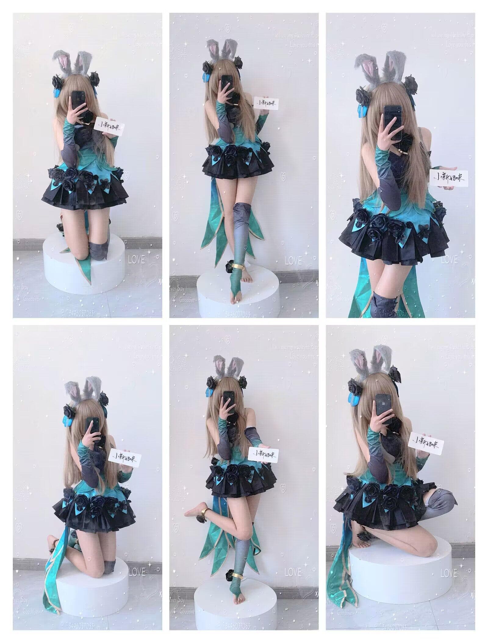 Pure white thigh-highs that command attention... One glance and you'll be mesmerized 🔥 - 5