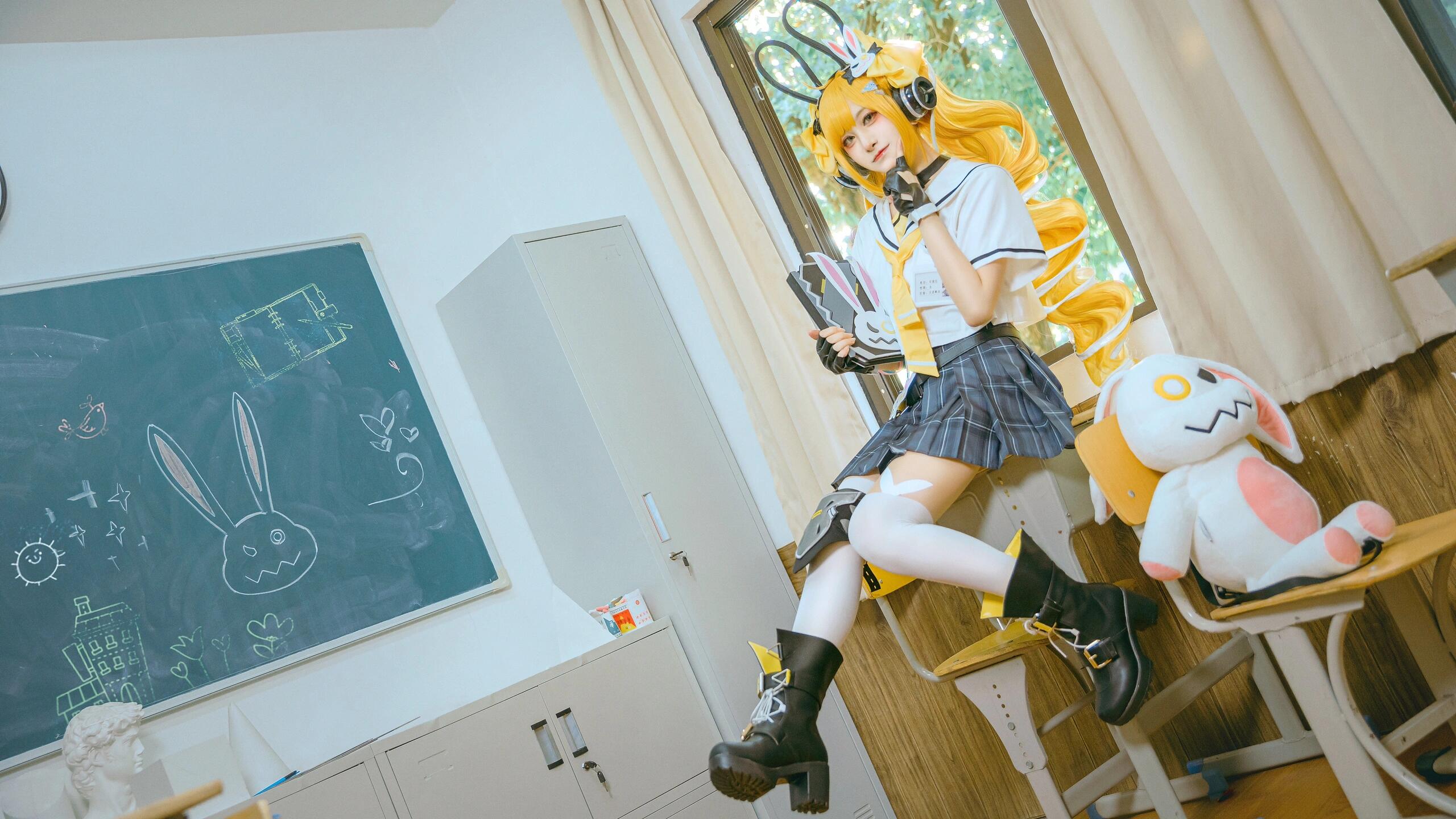 Enchanting Angela cosplay that will steal your heart! This adorable Arena of Valor mage combines innocence with undeniable allure. Watch as she casts a spell on you with her charming outfit and irresistible cuteness! - 4
