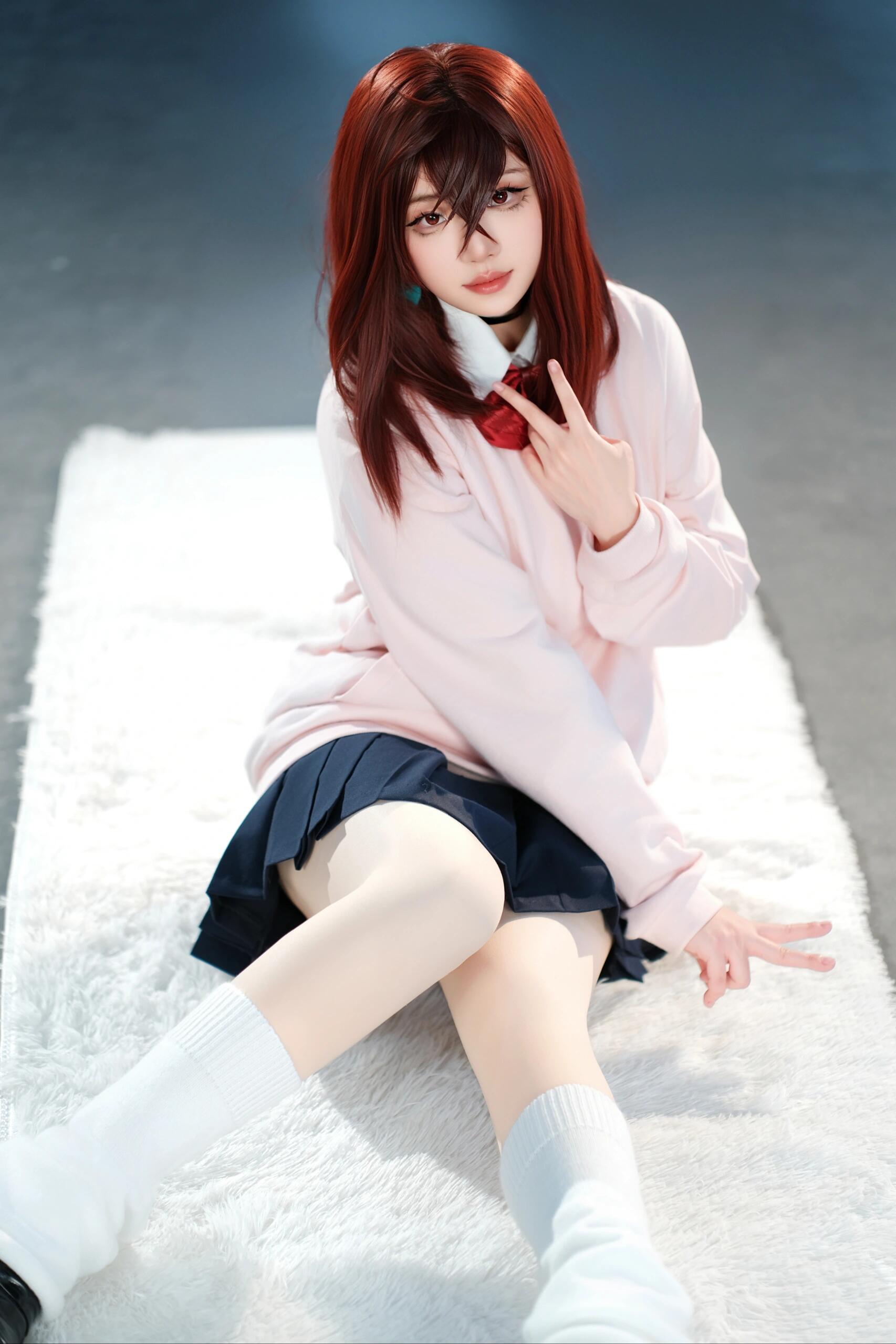 Striking Dandadan cosplay showcase in 5 captivating images! This collection brings intense visual energy with outstanding detail and alluring poses. Each frame demonstrates exceptional craftsmanship and irresistible charm. A must-have set for any discerning collector! - 4