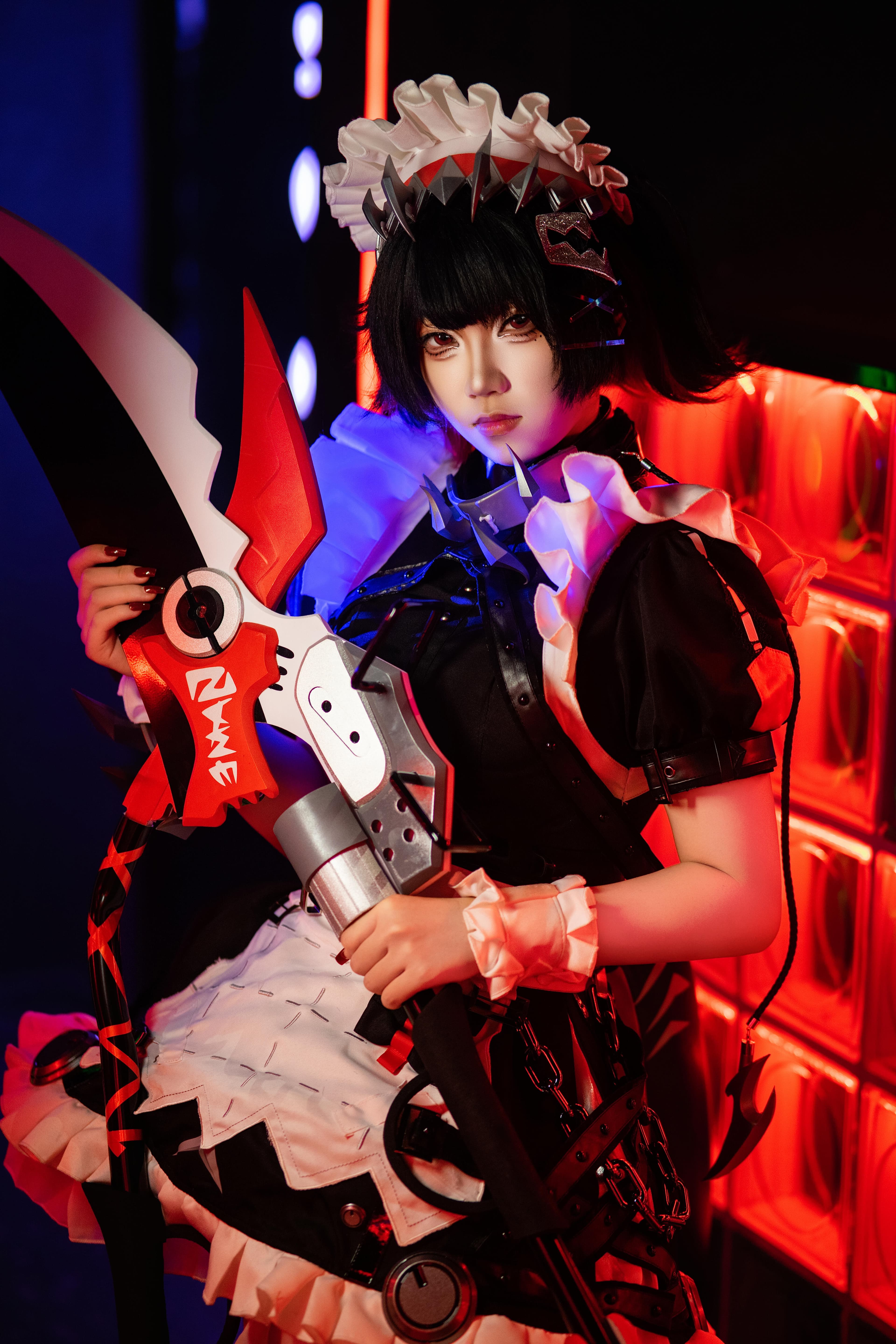 Stunning Ellen Joe from Zenless Zone Zero showcasing her beautiful bare feet in this captivating cosplay. Her confident style shines through as she teases with those gorgeous toes. Pure delight for foot enthusiasts who appreciate natural beauty without stockings. - 5